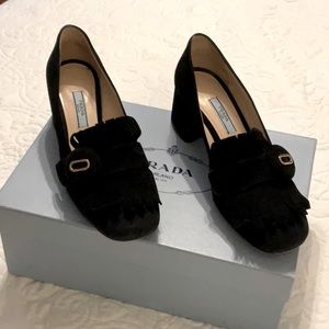 Prada fringe loafers